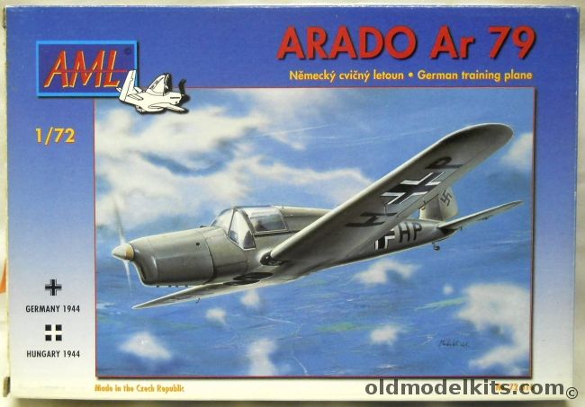 AML 1/72 TWO Arado Ar-79 - Luftwaffe 1944 or Hungary 1944, 72 016 plastic model kit